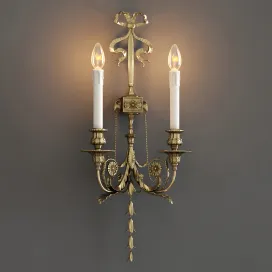 Guilded ormolu wall light
